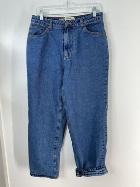 Gander Mountain Guide Series Flannel Lined Denim Blue Jeans Women's Size 12